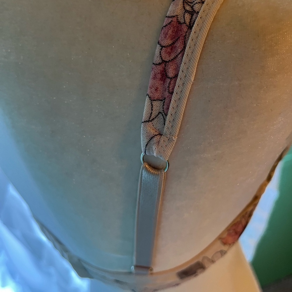 Floral Print Women's Intimate Bra - Picture 5 of 8
